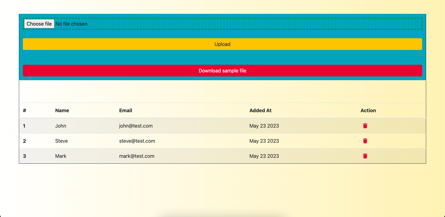 How to upload CSV file data to mysql database by php || With demo